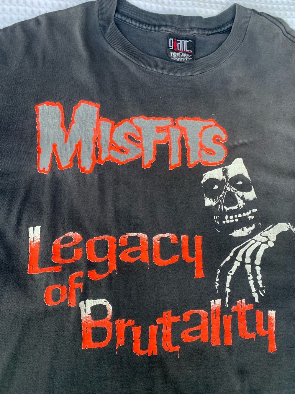 Misfits RARE Vintage  Legacy of Brutality backstage pass authentic autograph 80